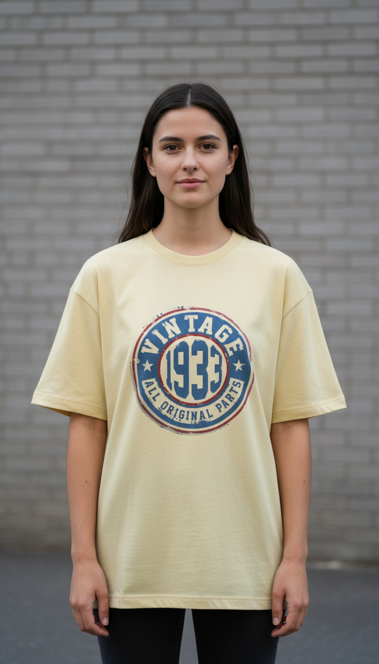 Vintage Unisex Oversized Standard T-Shirt