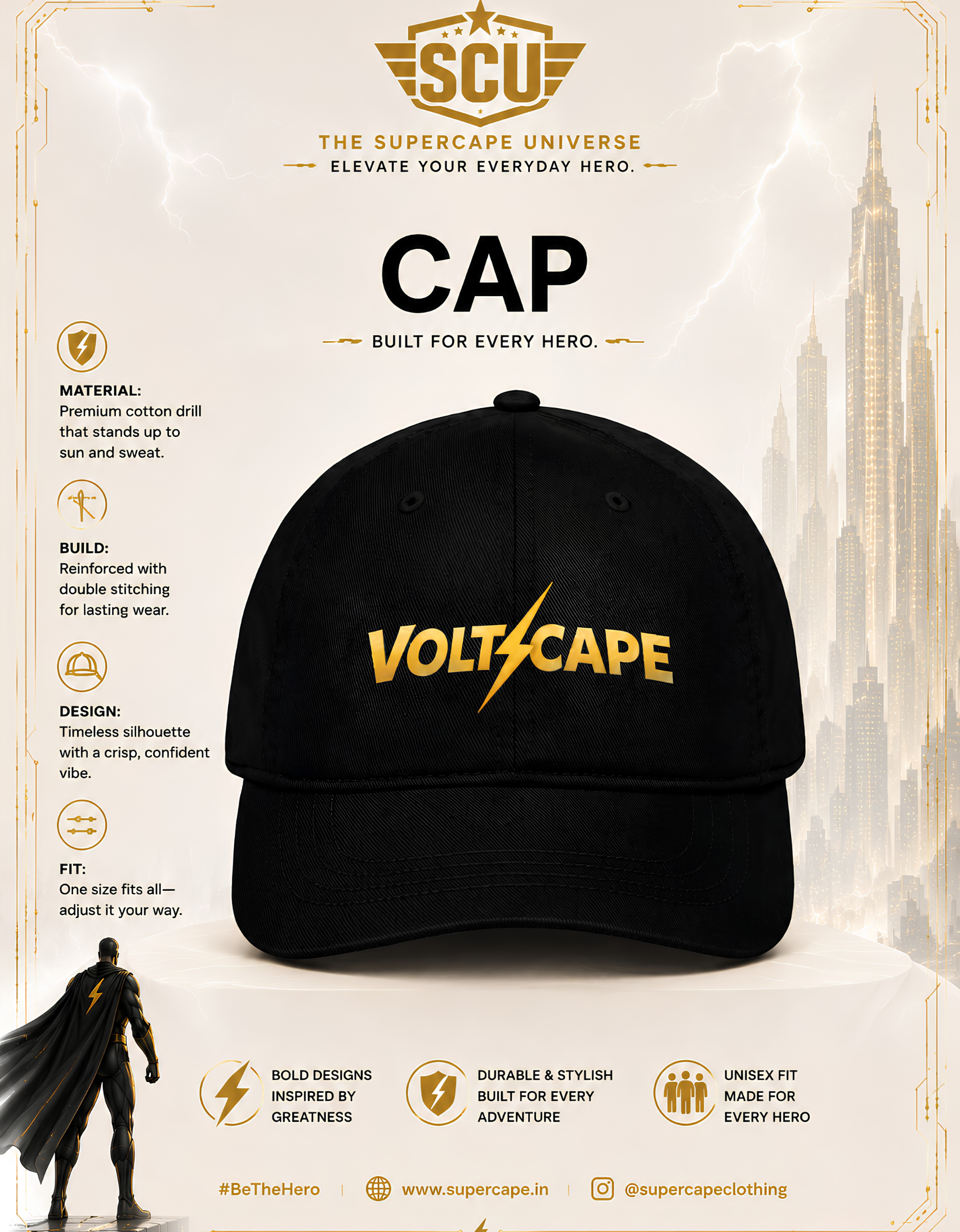 voltcape SCU BaseBall Cap