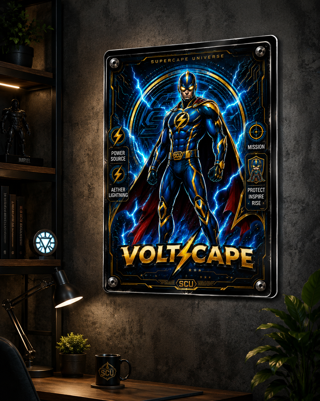 Voltcape SCU - Metal Poster